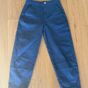 Everlane Women’s Blue Barrel Pant